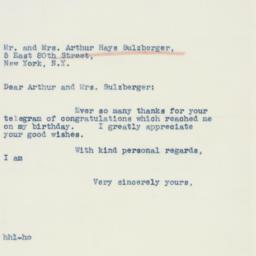 Letter: 1941 March 31