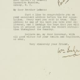 Letter: 1938 January 25