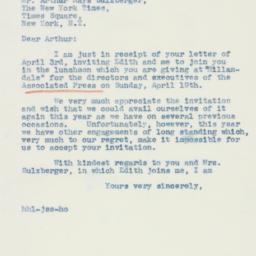 Letter: 1942 April 8
