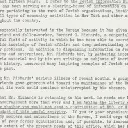 Letter: 1950 November 17