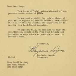 Letter: 1950 October 9