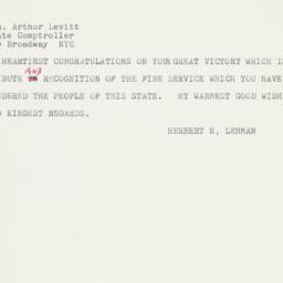 Letter: 1958 November 5
