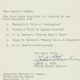 Letter: 1952 January 23