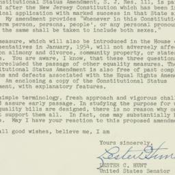 Letter: 1953 October 26