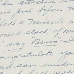 Letter: 1951 July 10