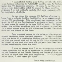 Letter: 1954 August 4