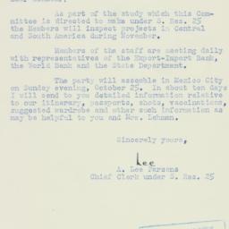 Letter: 1953 August 6