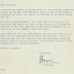 Letter: 1954 November 15