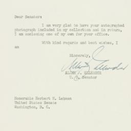 Letter: 1950 December 2