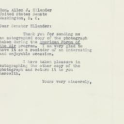 Letter: 1950 May 22