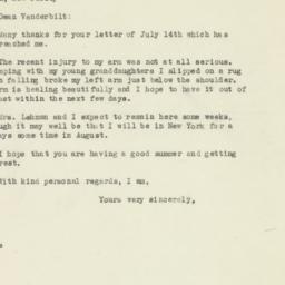 Letter: 1946 July 20