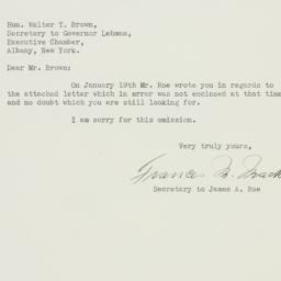 Letter: 1939 January 31