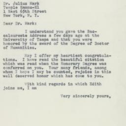 Letter: 1955 June 6