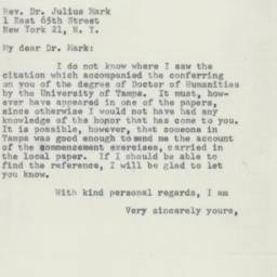 Letter: 1955 June 17