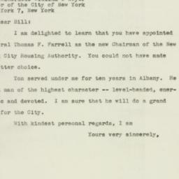 Letter: 1947 May 6