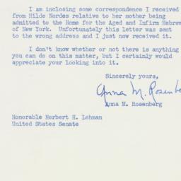 Letter: 1952 January 31