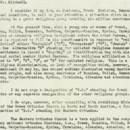 Letter: 1952 September 9