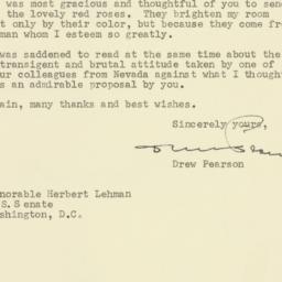Letter: 1951 September 19