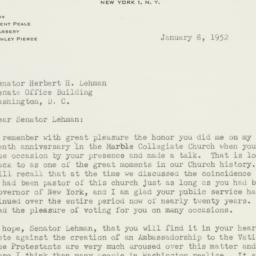 Letter: 1952 January 8