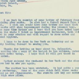 Telegram: 1936 February 10