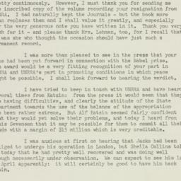 Letter: 1947 March 19
