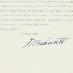 Letter: 1947 March 27