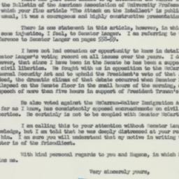 Letter: 1954 July 12