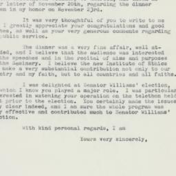 Letter: 1958 November 28