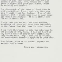 Letter: 1962 December 20