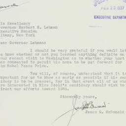 Letter: 1937 February 23