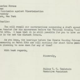 Letter: 1956 March 17