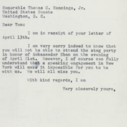 Letter: 1955 April 18