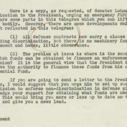Letter: 1951 January 30