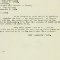 Letter: 1947 February 25