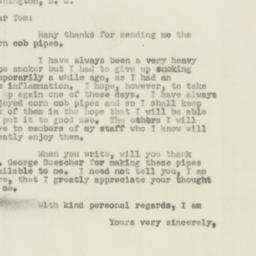 Letter: 1951 August 6