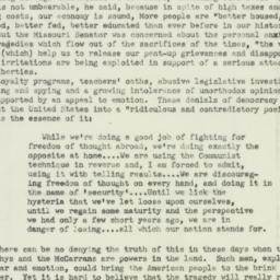 Letter: 1952 March 19