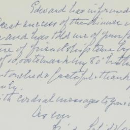 Letter: 1956 January 22