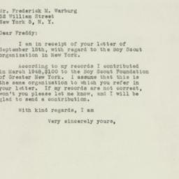 Letter: 1948 September 21