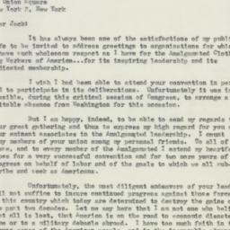 Letter: 1954 April 30