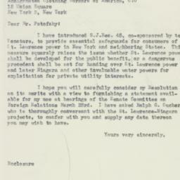 Letter: 1953 March 16
