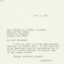 Letter: 1940 October 4