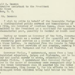 Letter: 1952 May 20