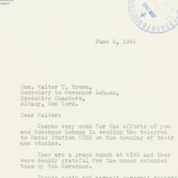 Letter: 1941 June 8