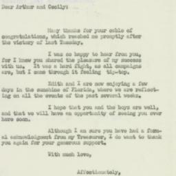 Letter: 1950 November 14