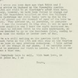 Letter: 1949 March 25