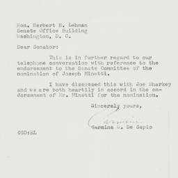 Letter: 1956 May 4