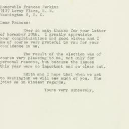 Letter: 1949 November 17