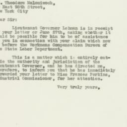 Letter: 1931 June 29