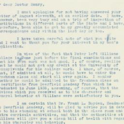 Letter: 1937 August 23
