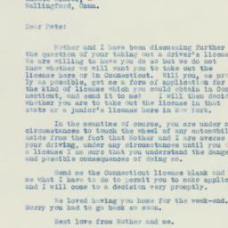 Letter: 1933 August 21
